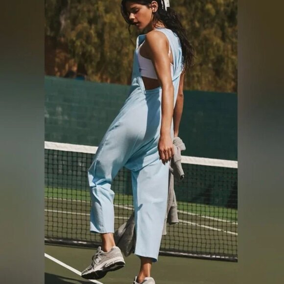 Free People Hot Shot Onesie Twisted in Refresh Blue - Factory Sealed - Picture 2 of 9